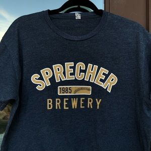 SPRECHER Brewery Blue Graphic Tee L